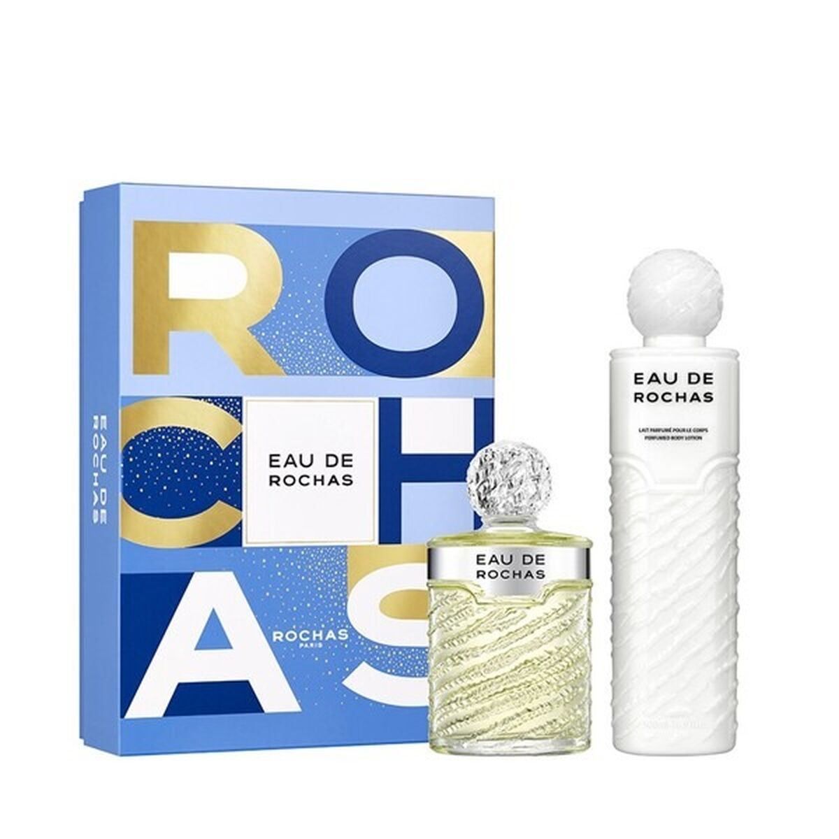 Women's Perfume Set Rochas Eau De Rochas 2 Pieces product packaging