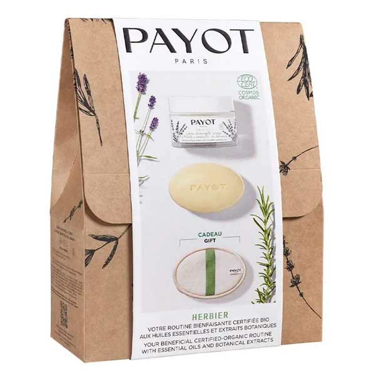 Facial Make Up Remover Payot Herbier Ritual 3 Pieces product packaging