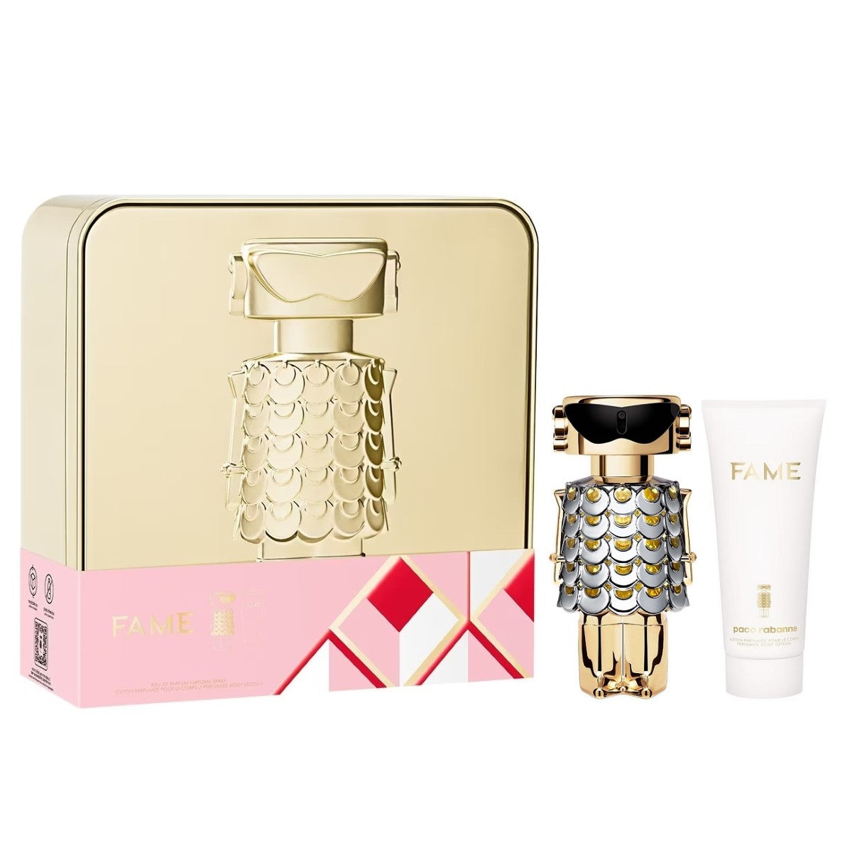 Women's Perfume Set Paco Rabanne Fame 2 Pieces for Women product packaging