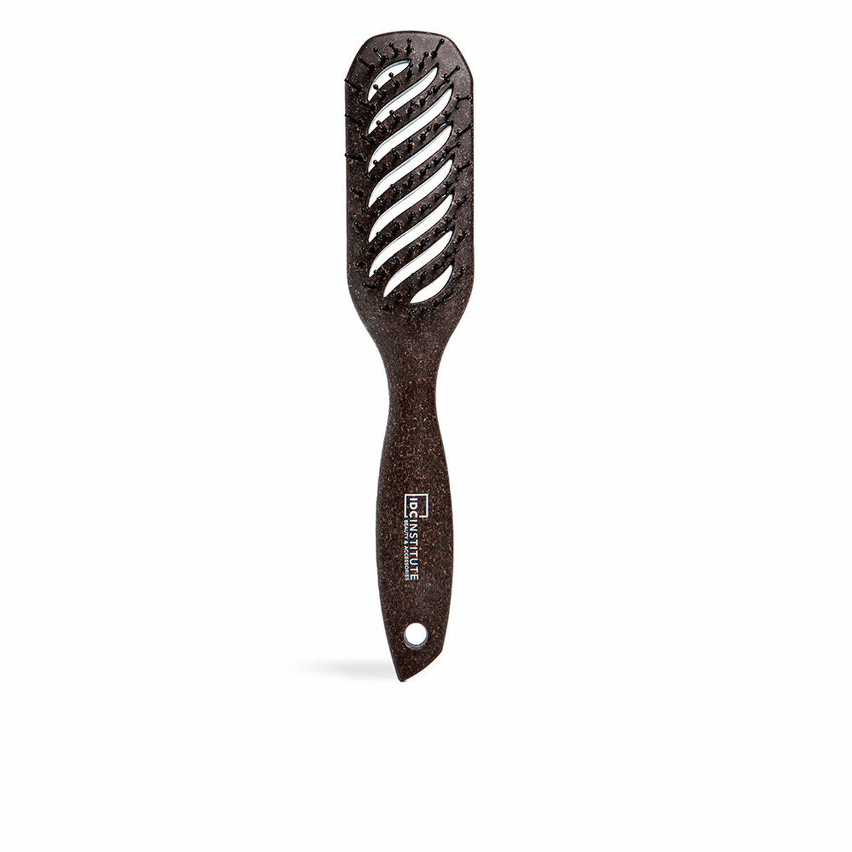Detangling Hairbrush IDC Institute Dark brown product packaging