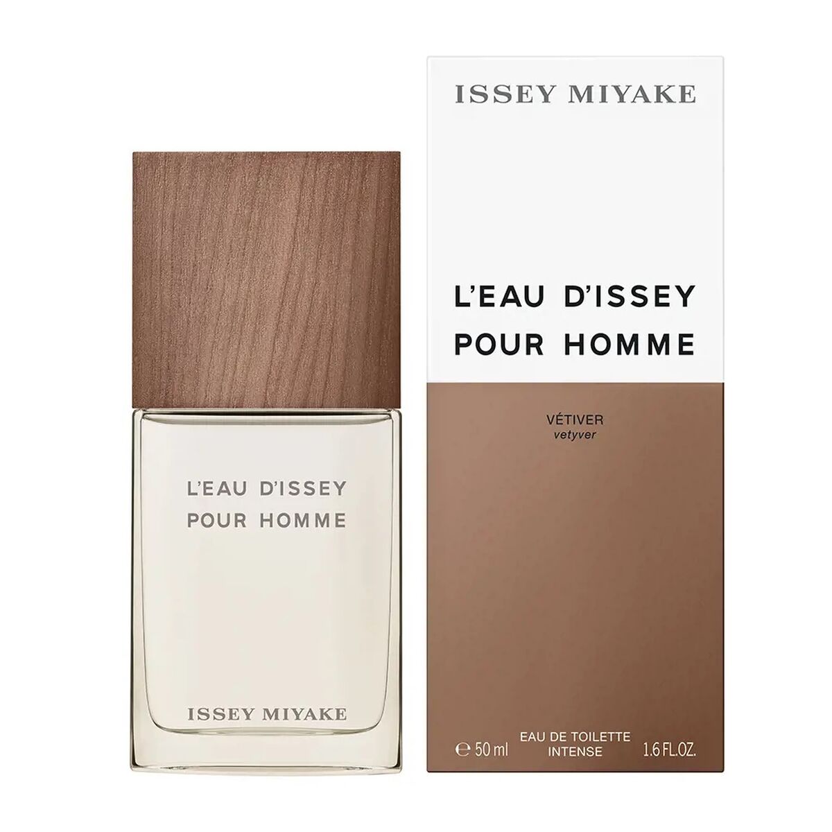 Men's Perfume Issey Miyake L'EAU BLEUE POUR HOMME EDT 50 ml L'Eau d'Issey pour Homme Vétiver for Men bottle