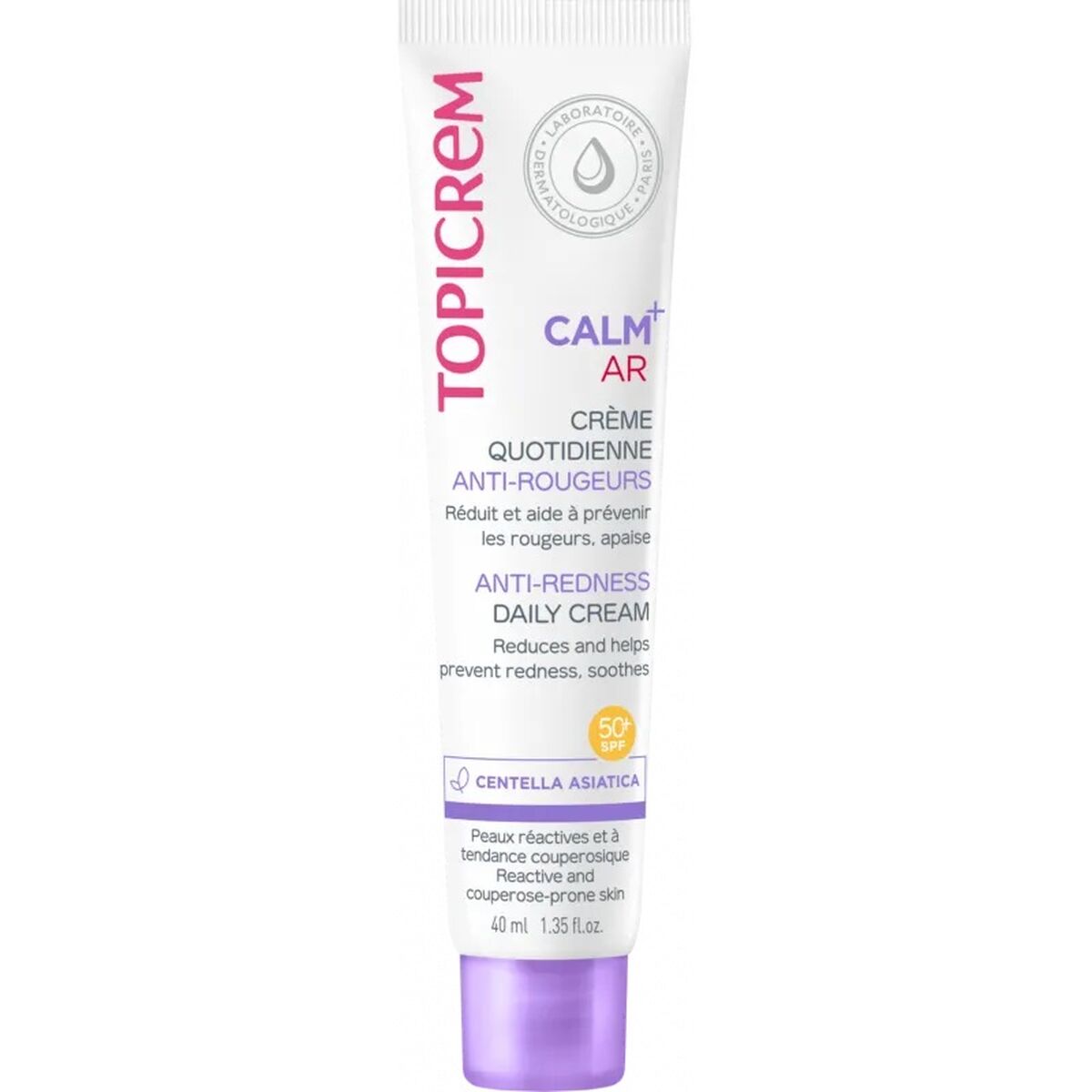 Day Cream Topicrem Spf 50 40 ml skincare packaging