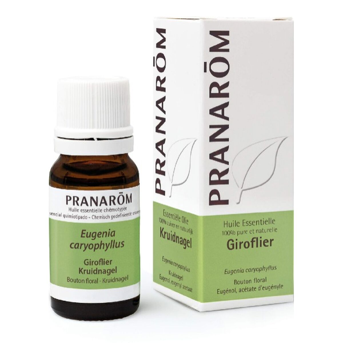 Essential oil Pranarôm Clove 10 ml product packaging