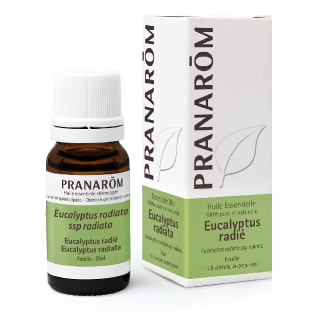 Essential oil Pranarôm 10 ml Eucalyptus product packaging