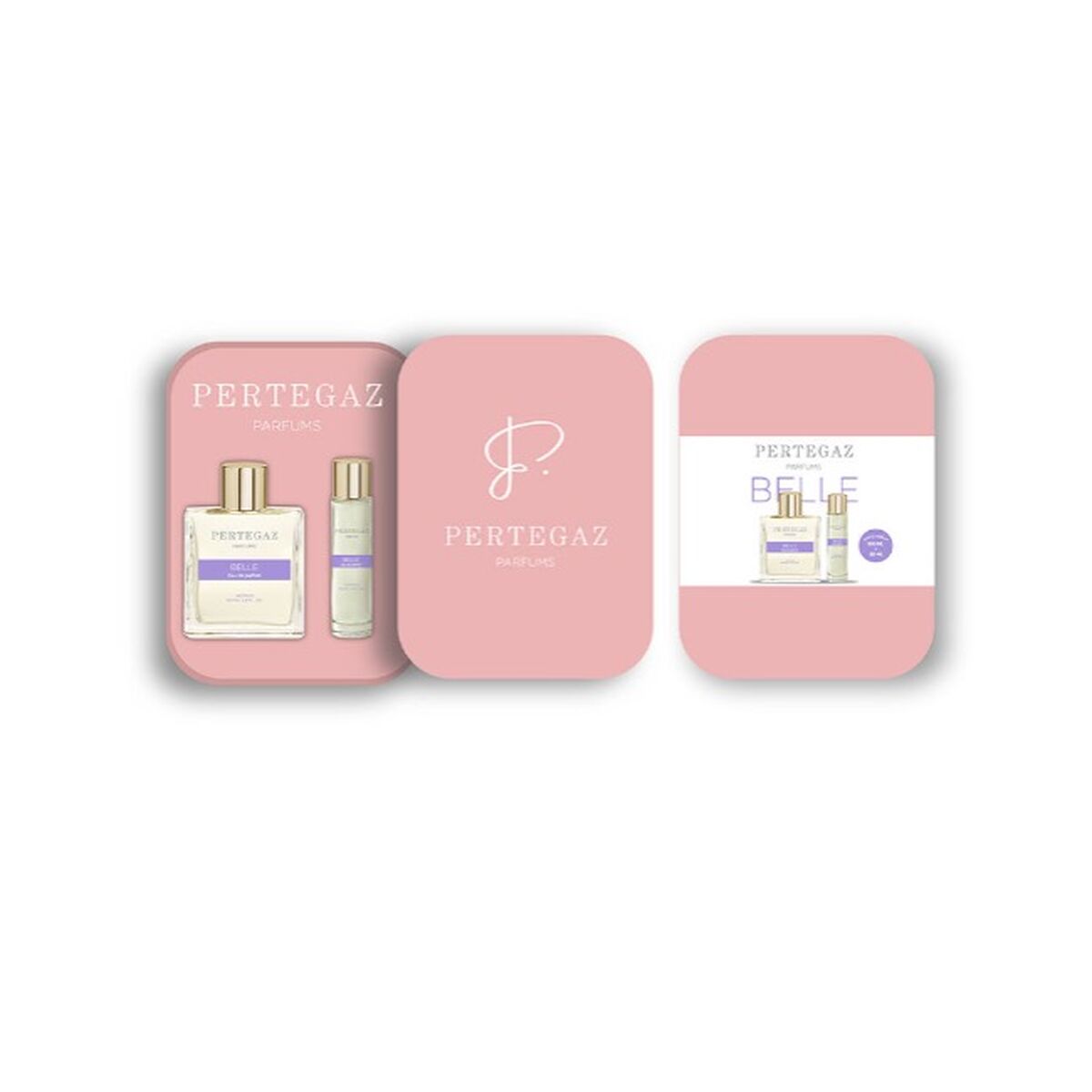 Women's Perfume Set Pertegaz Belle 2 Pieces product packaging