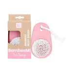 Cleansing and Exfoliating Brush Ilū BambooM! Pink product packaging