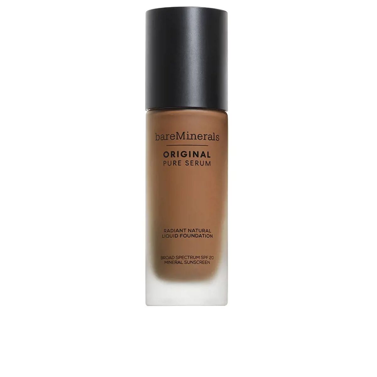 Liquid Make Up Base bareMinerals Original Pure Serum Deep Warm 5 Spf 20 30 ml serum bottle