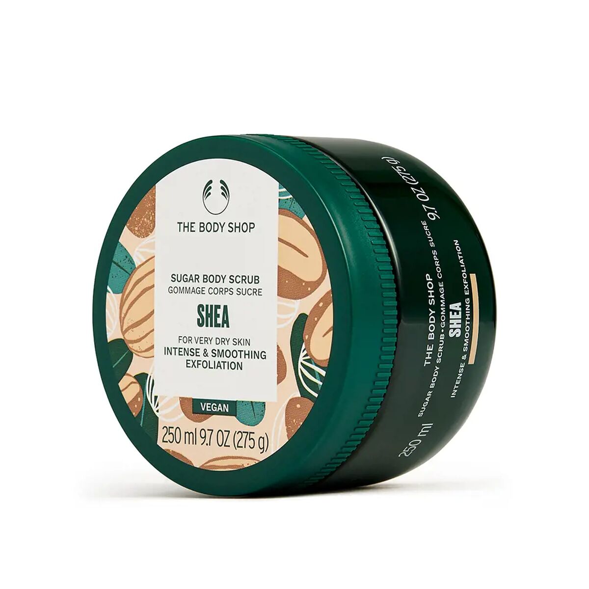 Body Exfoliator The Body Shop Shea Butter 250 ml product packaging