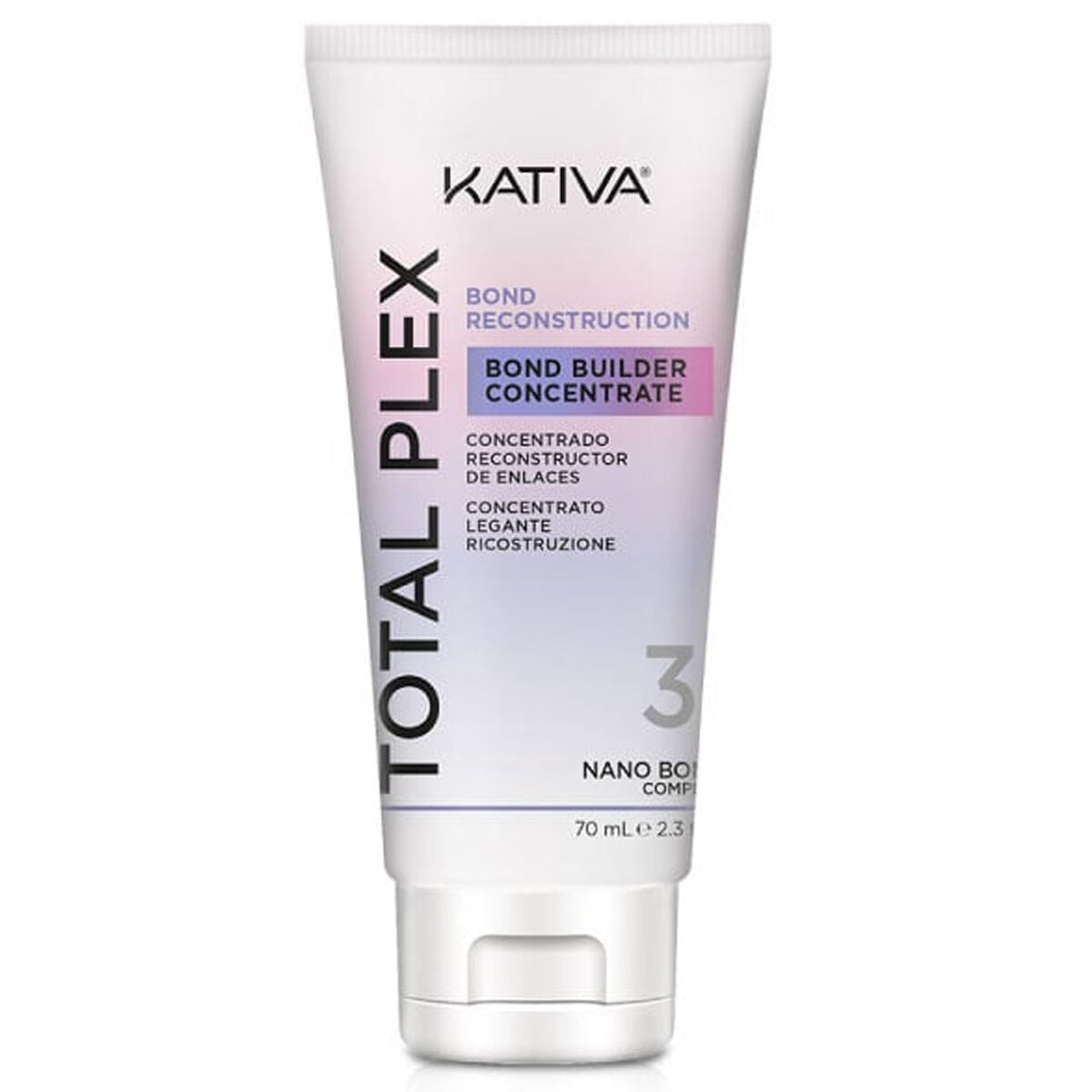 Hair Reconstruction Care Kativa Total Plex 3 70 ml for Women product packaging