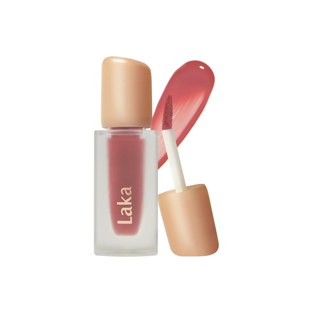 shimmer lipstick Laka FRUITY GLAM Nº 103 Humming Nº 103-Humming 4,5 g makeup packaging 4.5 g