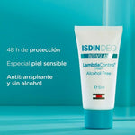 Cream Deodorant Isdin LambdaControl 50 ml Sensitive skin skincare packaging