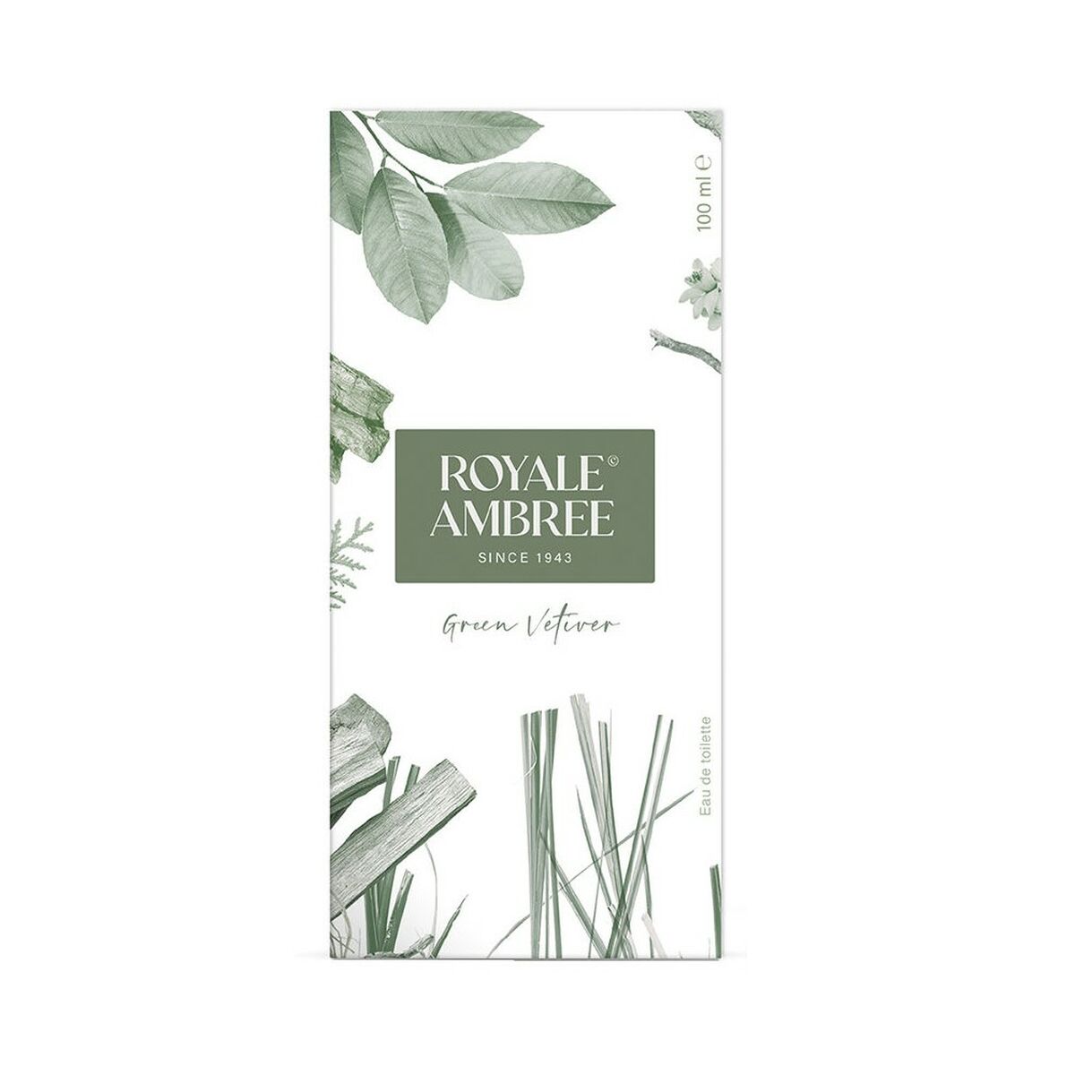 Women's Perfume Royale Ambree Green Vetiver EDC 100 ml product packaging