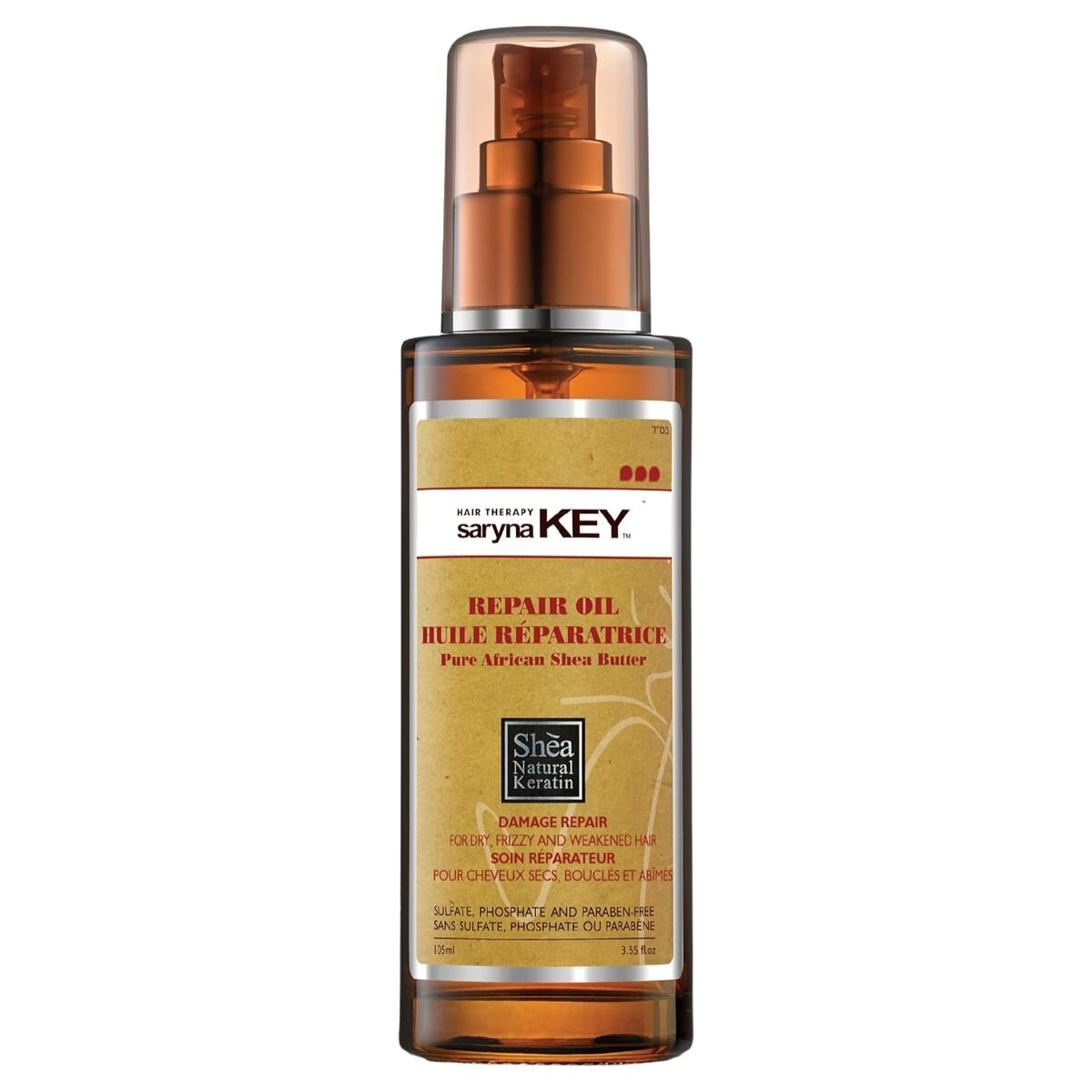Hair Mask Saryna Key DAMAGE REPAIR 105 ml for Women hair mask packaging