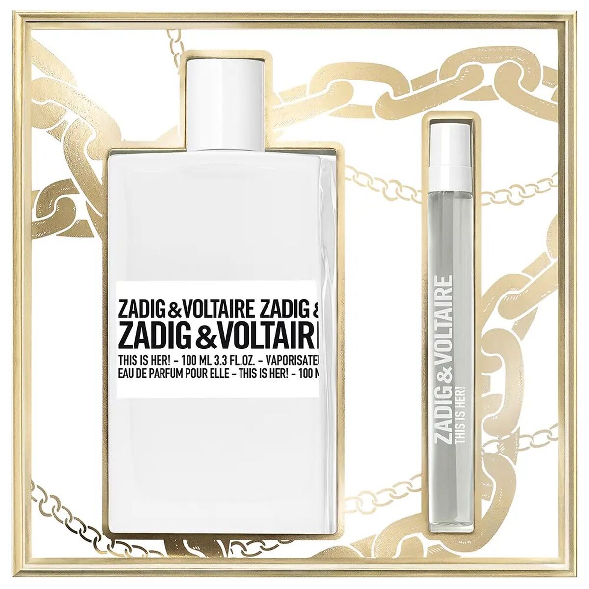 Women's Perfume Set Zadig & Voltaire This Is Her! 2 Pieces product packaging
