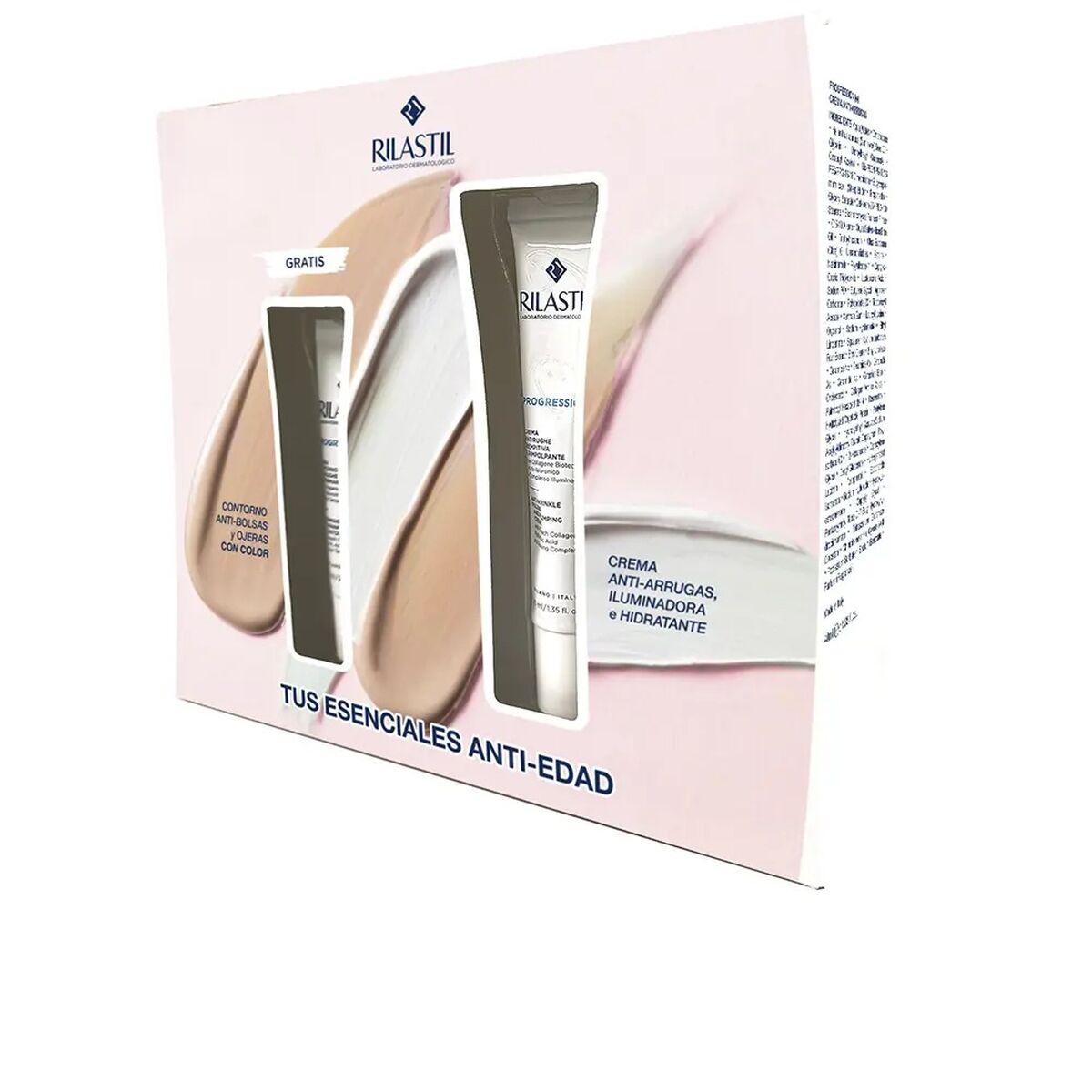 Cosmetic Set Rilastil PROGRESSION(+) 3 Pieces for Women product packaging