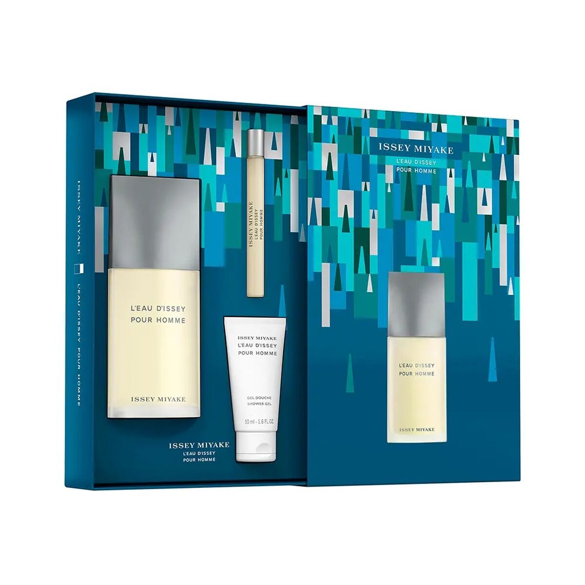 Women's Perfume Set Issey Miyake L'EAU D'ISSEY POUR HOMME EDT 3 Pieces for Men bottle