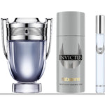 Men's Perfume Set Paco Rabanne Invictus 3 Pieces for Men product packaging