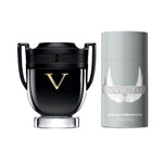 Men's Perfume Set Paco Rabanne INVICTUS EDP 2 Pieces for Men bottle