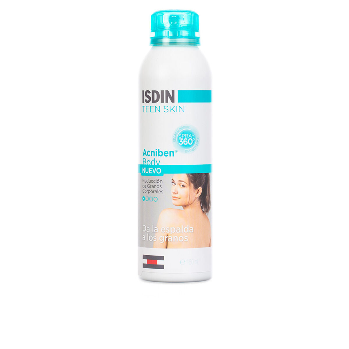 Acne Skin Care Isdin 150 ml Spray Back product packaging