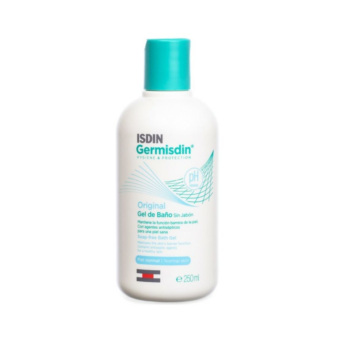 Bath Gel Isdin Germisdin Original 250 ml Antiseptic skincare packaging