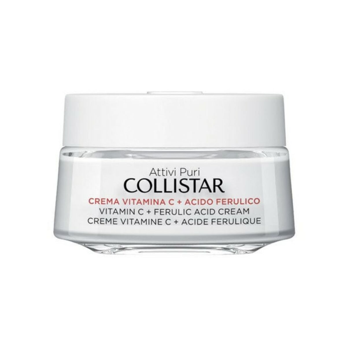 Antioxidant Moisturising Cream Collistar Attivi Puri C 50 ml Vitamin C for Women skincare packaging