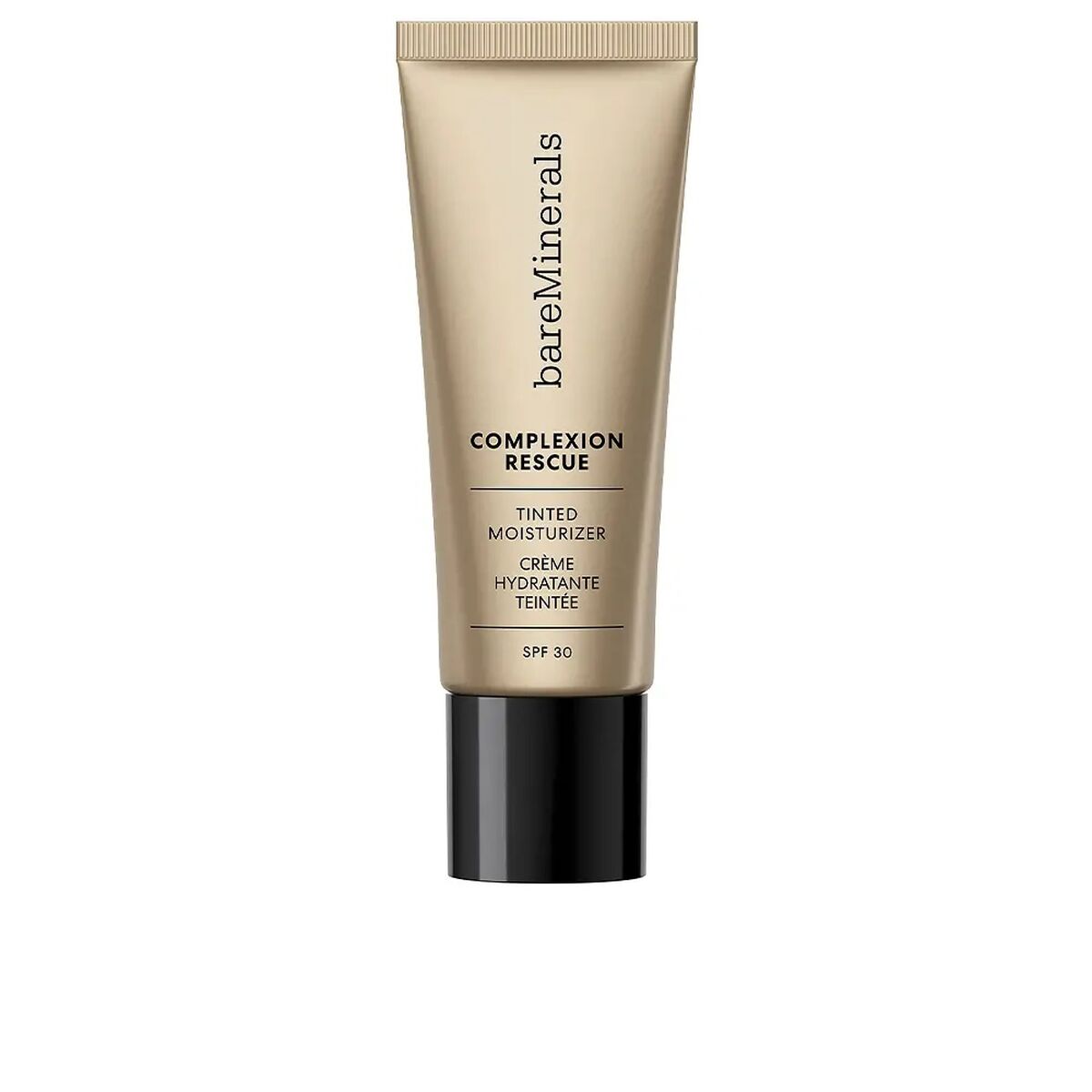 Hydrating Cream with Colour bareMinerals Complexion Rescue chestnut Nº 09-Chestnut Spf 30 35 ml skincare packaging