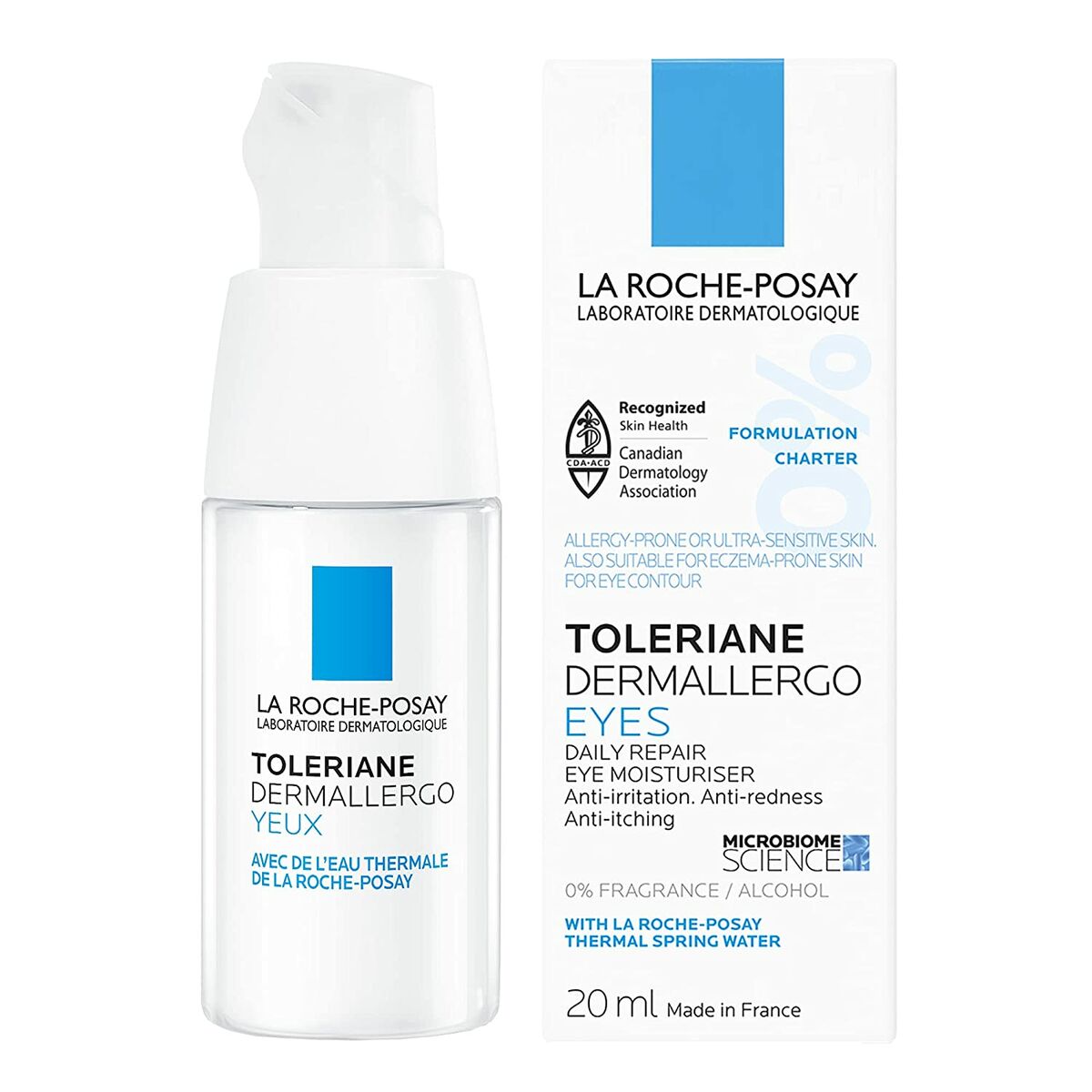 Facial Cream La Roche Posay Toleriane Dermallergo 20 ml for Women skincare packaging