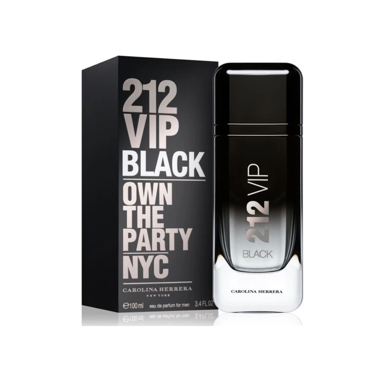 Men's Perfume Carolina Herrera 212 VIP MEN EDP 100 ml 212 Vip Black for Men bottle