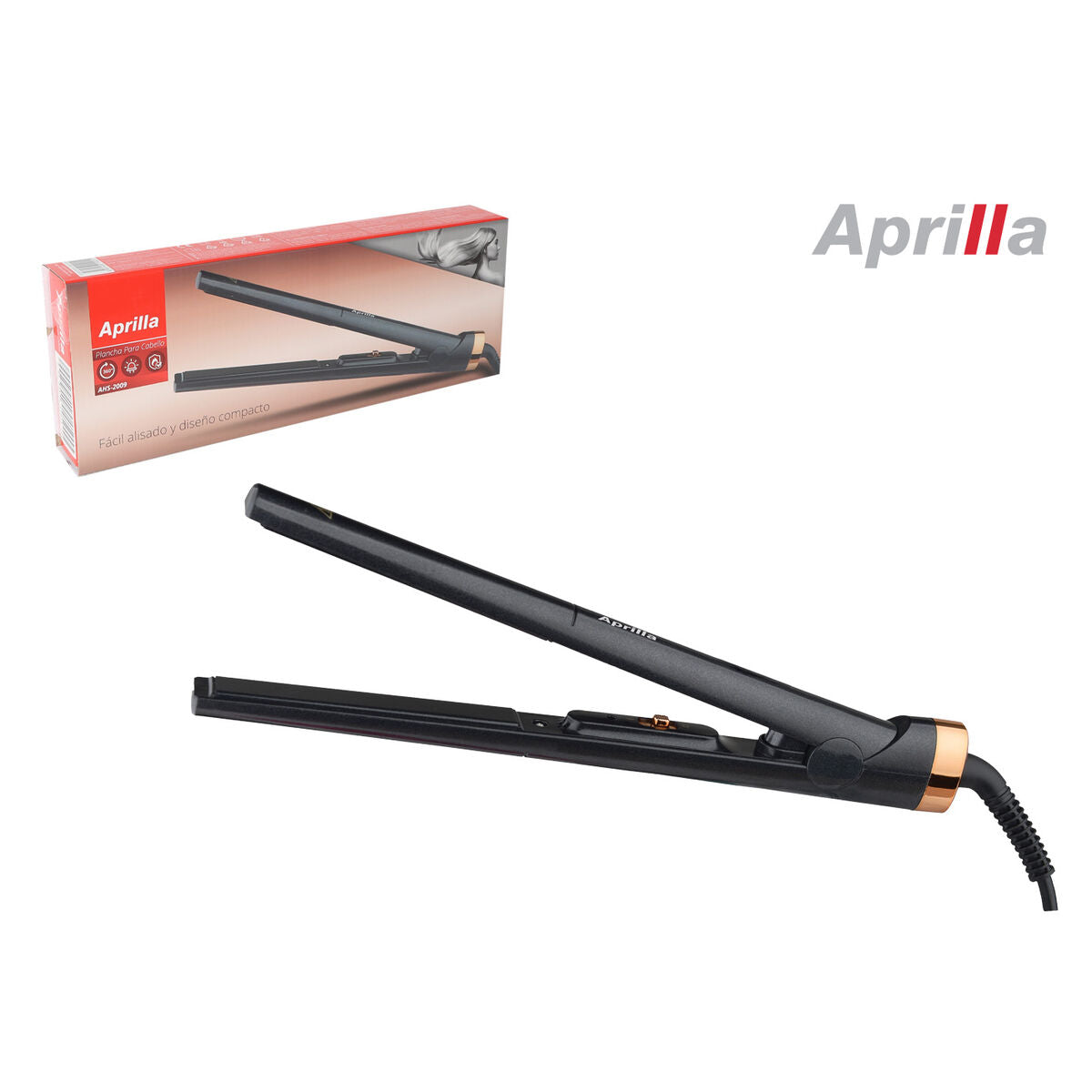 Hair Straightener Aprilla 25 W (6 Units) product packaging