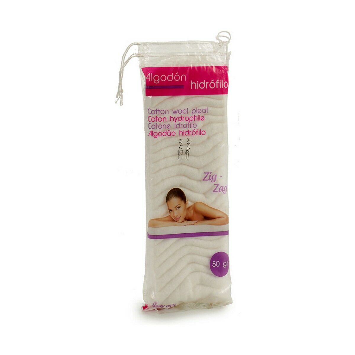 Cotton 50 g White (24 Units) product packaging