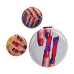 Pocket Mirror Crystal Plastic 8 x 2,4 x 8 cm (12 Units) product packaging