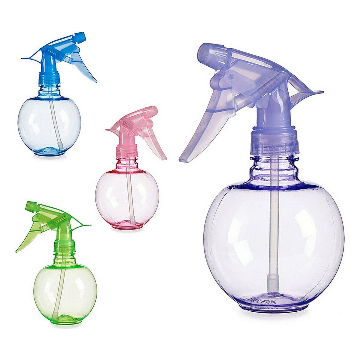 Sprayer Berilo Blue Green Purple Pink Plastic 350 ml (12 Units) product packaging