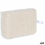 Body Sponge Berilo White Beige 14 x 5 x 9 cm (24 Units) product packaging