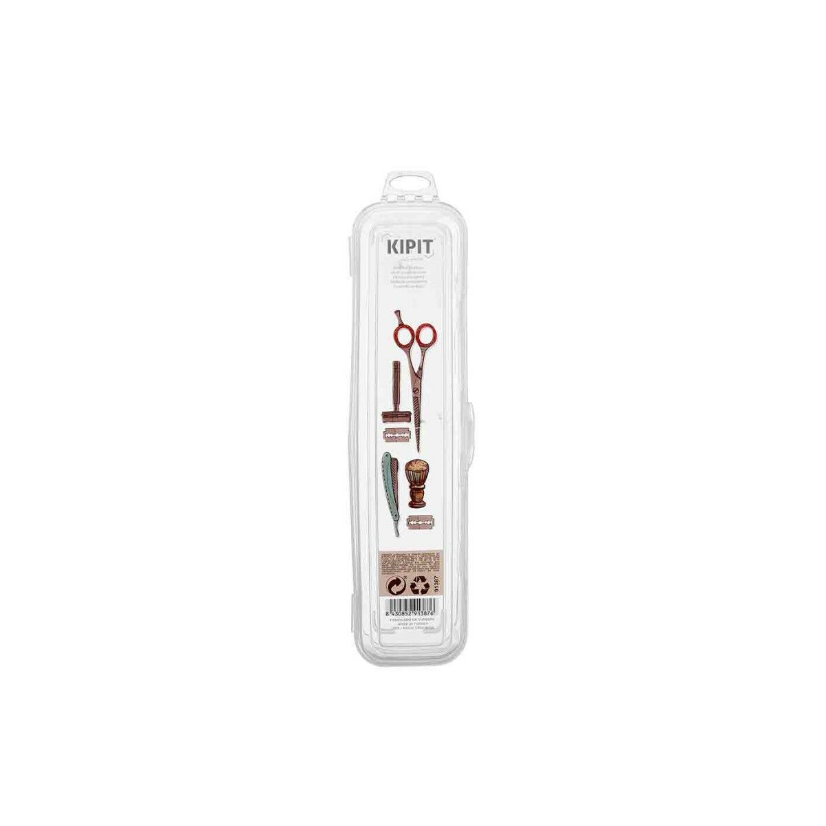 Case Kipit Transparent Travel Shaving Set (48 Units) product packaging