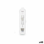 Case Kipit Transparent Pieces of Cutlery Travel (48 Units) product packaging