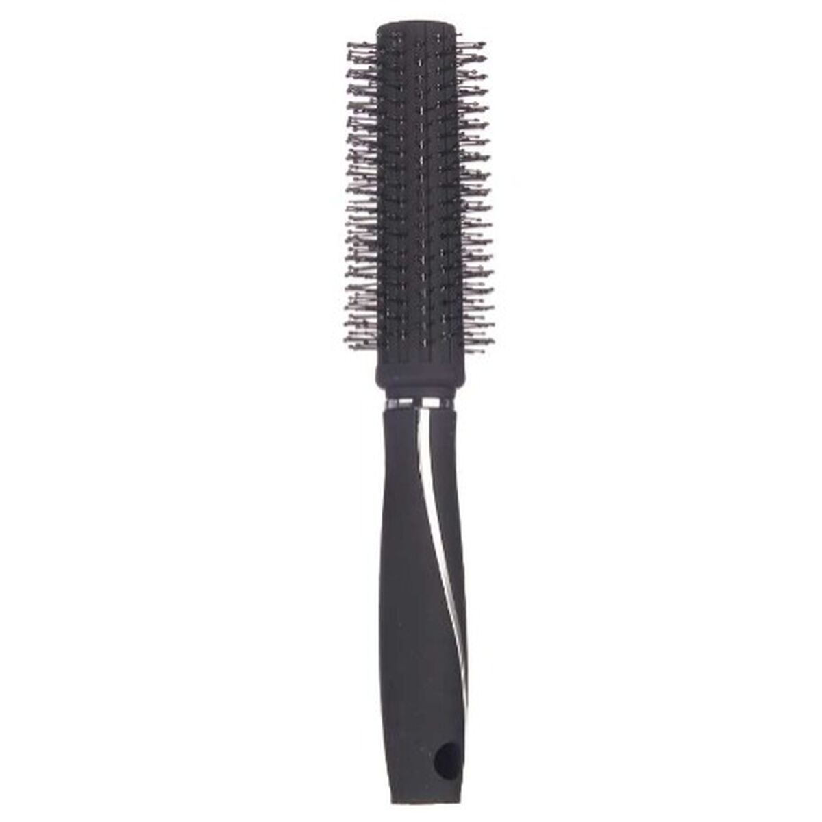 Round Brush Berilo Black Silicone Plastic (12 Units) product packaging
