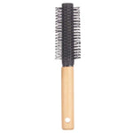 Round Brush Berilo Brown Black Wood Silicone Plastic (12 Units) product packaging