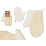 Exfoliating Mitt Berilo White Beige (12 Units) product packaging