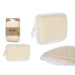 Body Sponge Berilo White Beige 11 x 16,5 x 3 cm (12 Units) product packaging