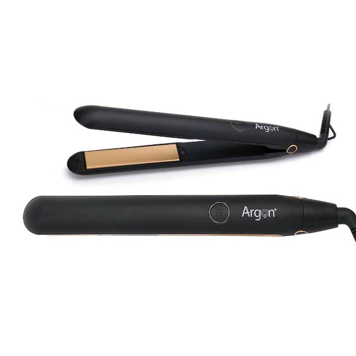 Hair Straightener Argon Black Golden 35 W product packaging