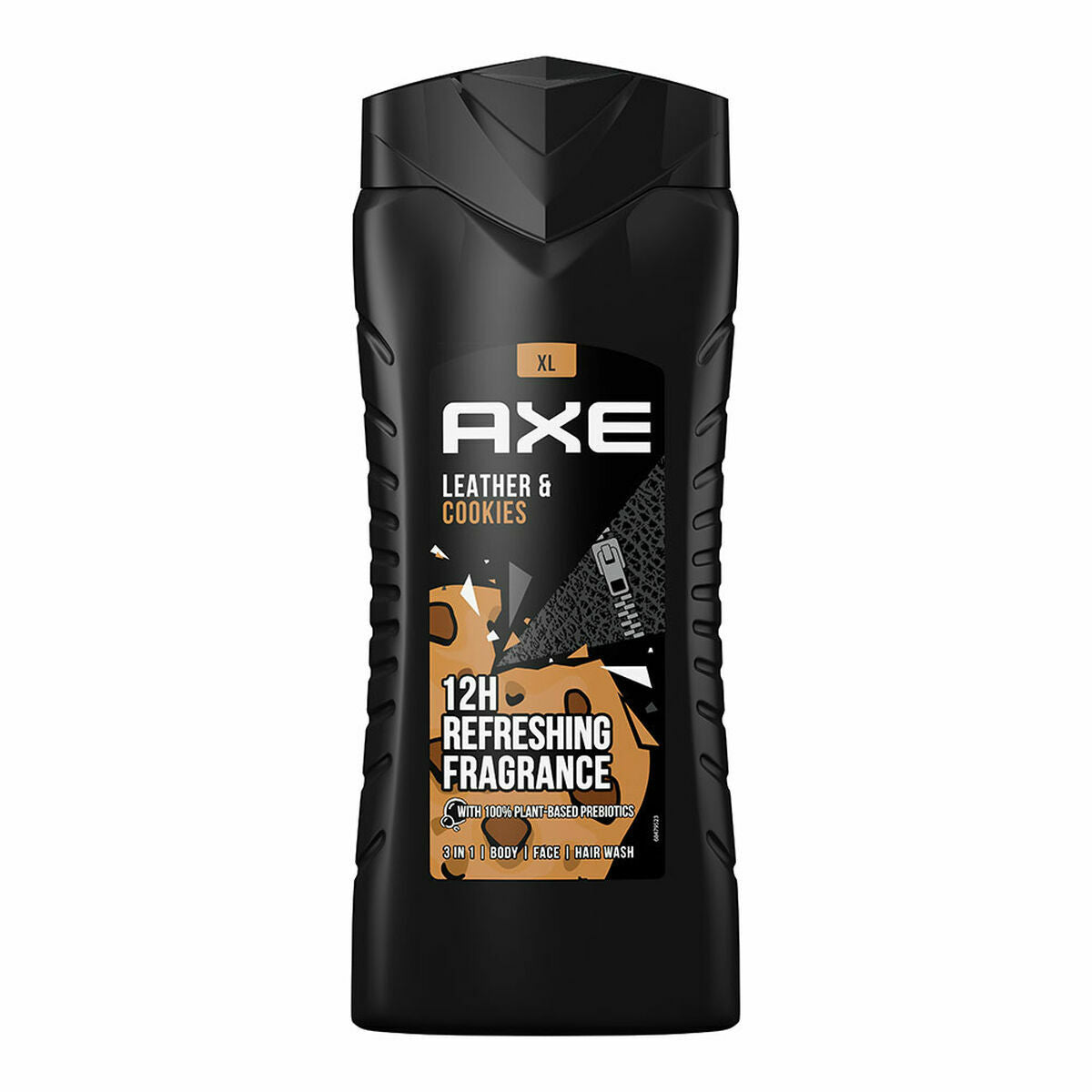 Shower Gel Axe LEATHER & COOKIES 400 ml for Men skincare packaging