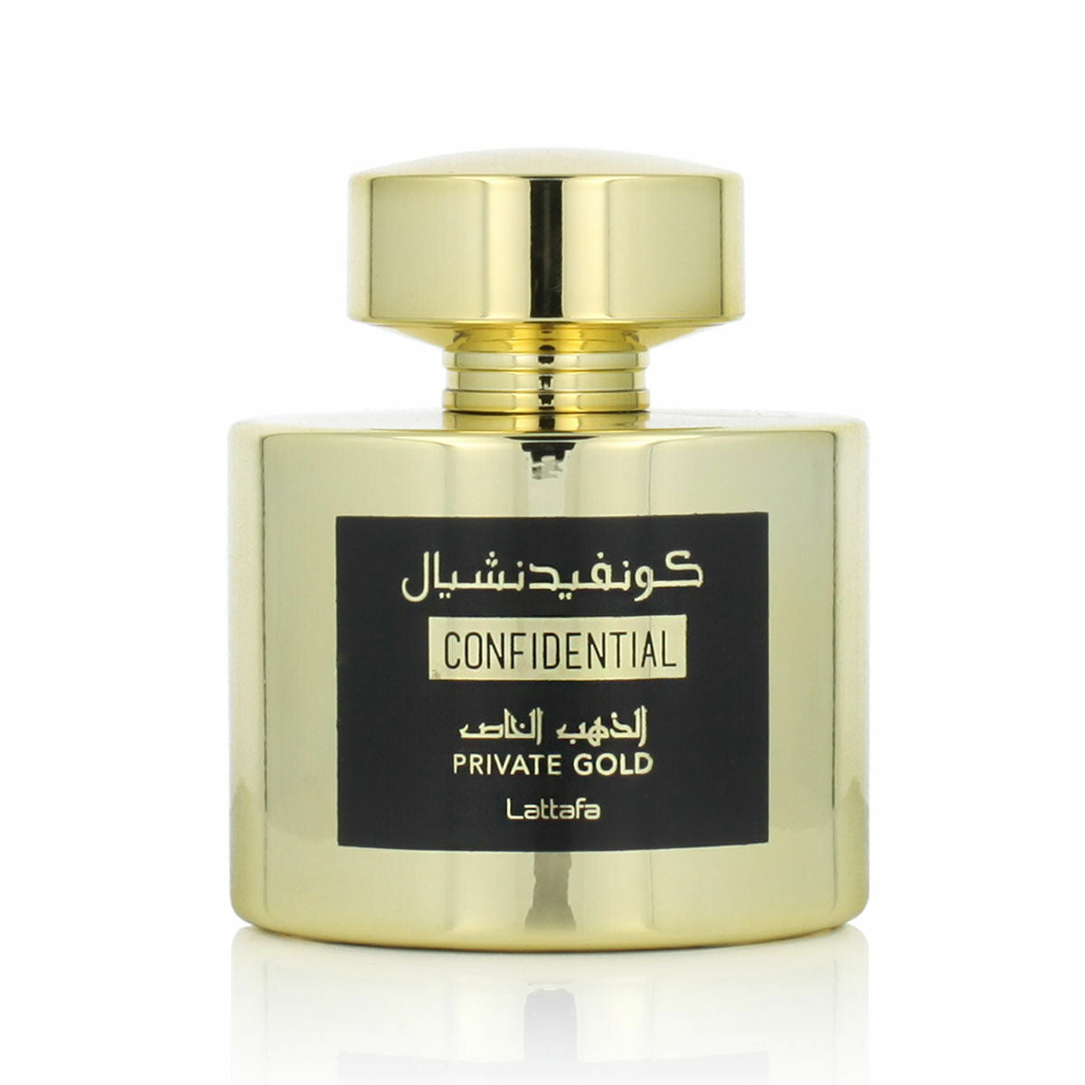 Unisex Perfume Lattafa CONFIDENTIAL PRIVATE GOLD product packaging