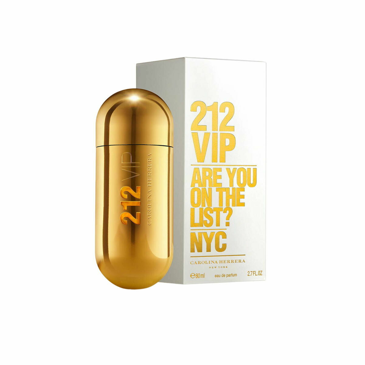 Women's Perfume Carolina Herrera 212 VIP 80ml EDP for Women bottle