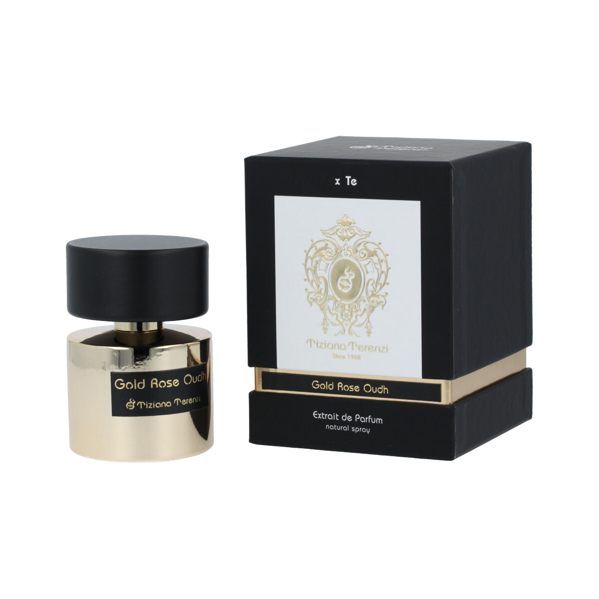 Unisex Perfume Tiziana Terenzi GOLDE ROSE OUDH 100 ml product packaging
