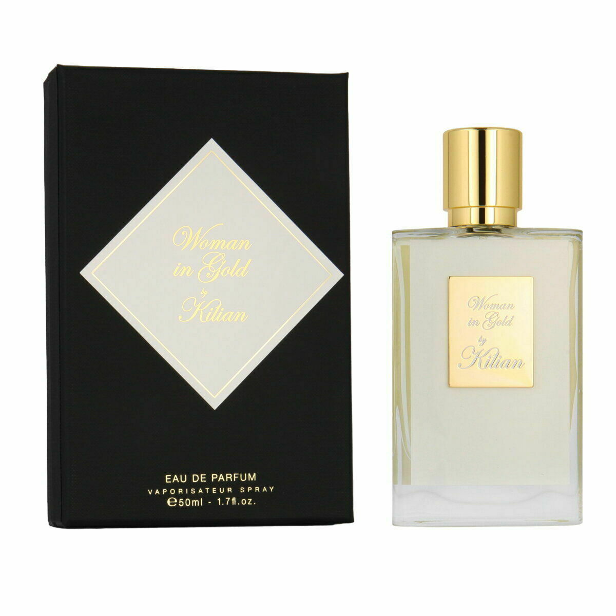 Women's Perfume Kilian Woman in Gold 50 ml for Women product packaging