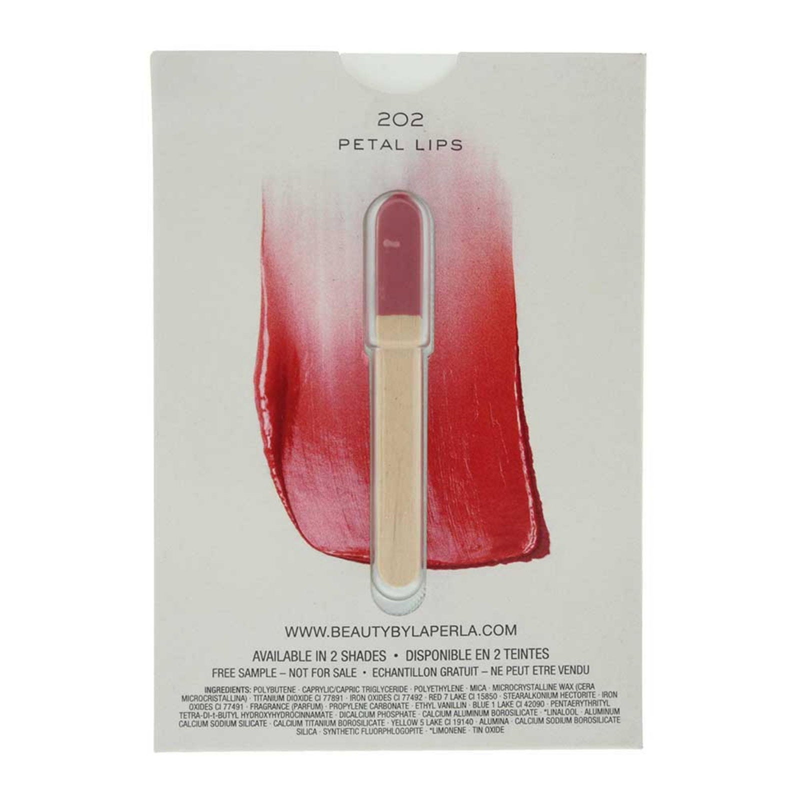 La Perla, Satin Lips, Cream Lipstick, 202, Petal, 0.08 g *Sample
