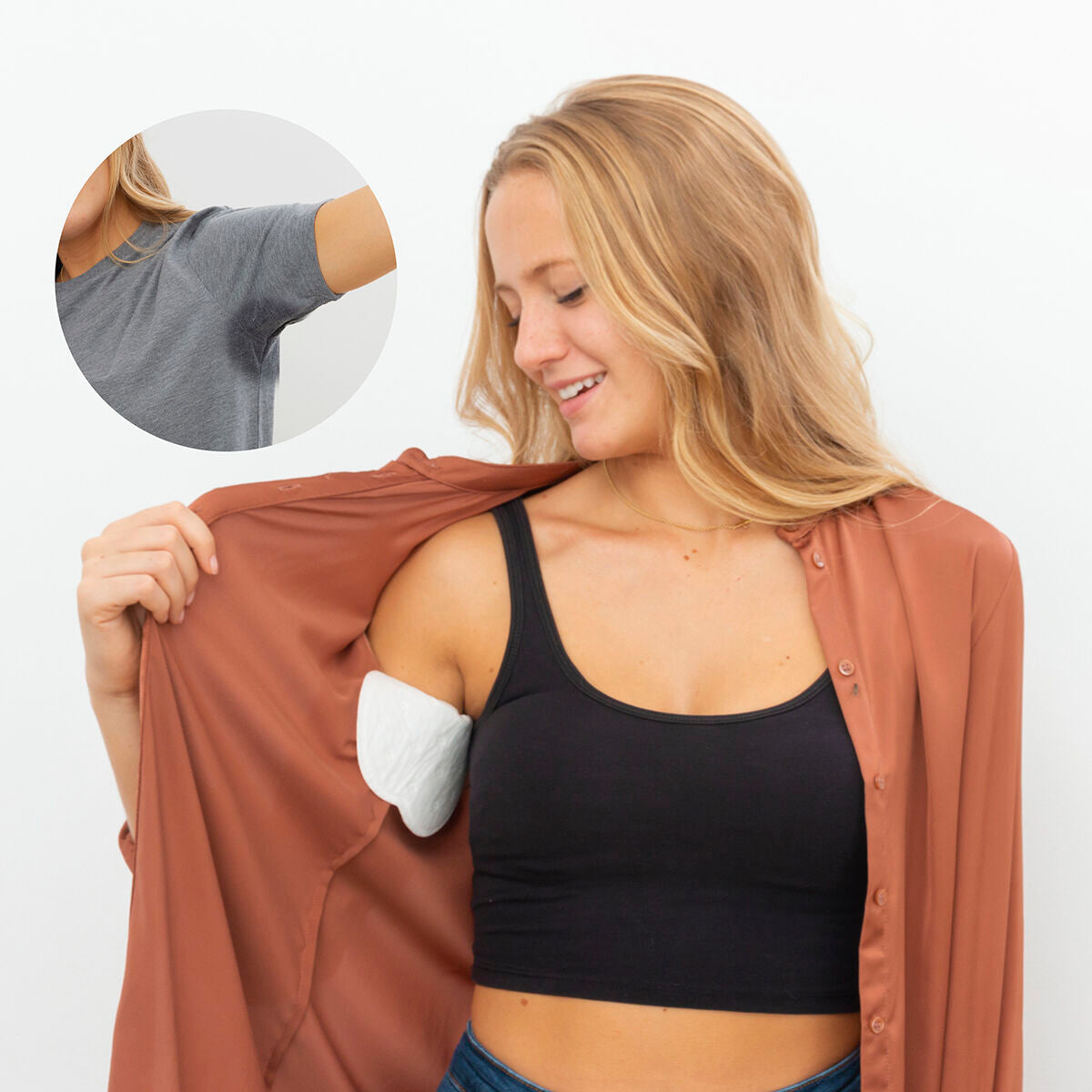 Stain Stop Underarm Pads Stain Stop InnovaGoods product packaging