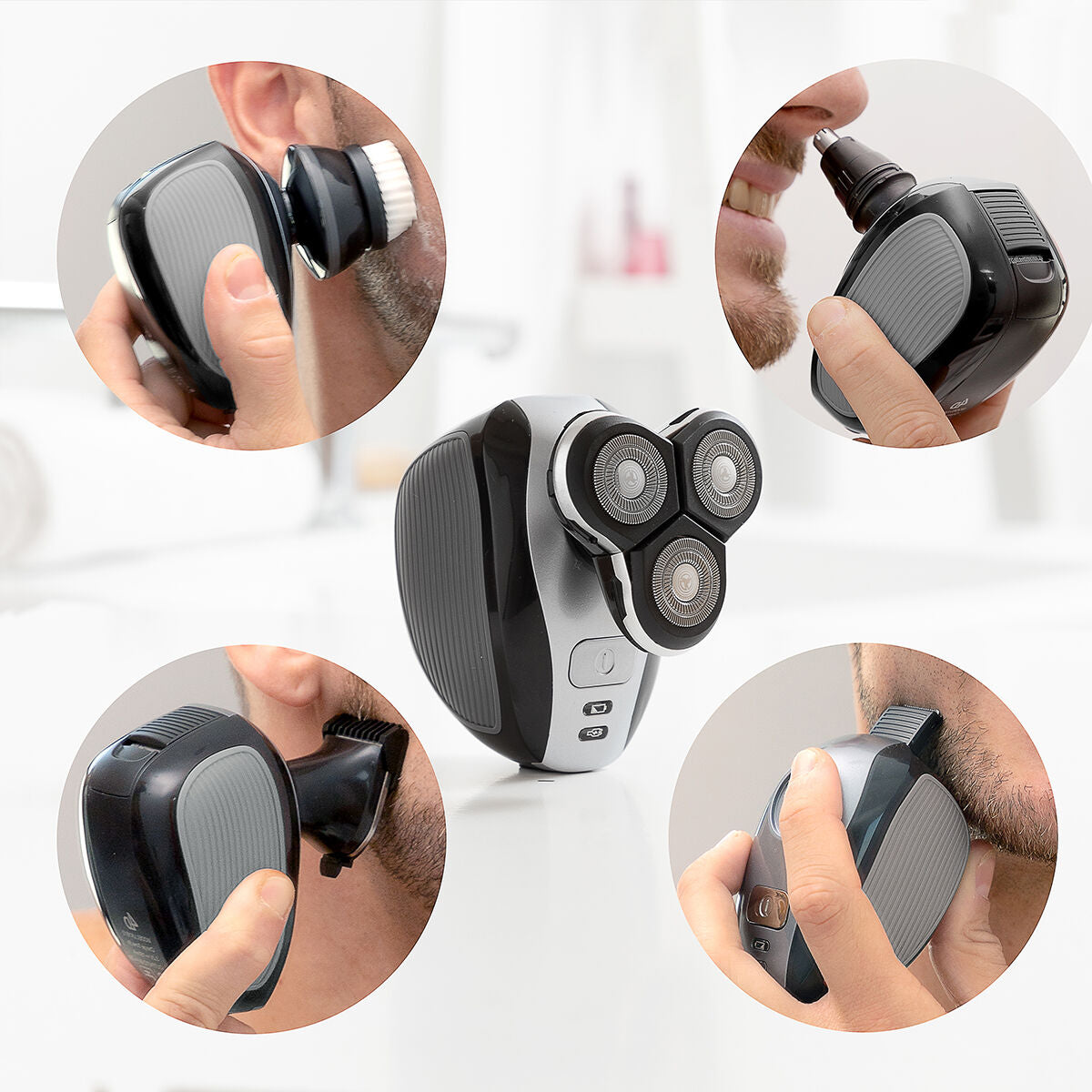 5 in 1 Rechargeable Ergonomic Multifunction Shaver Shavestyler InnovaGoods product packaging