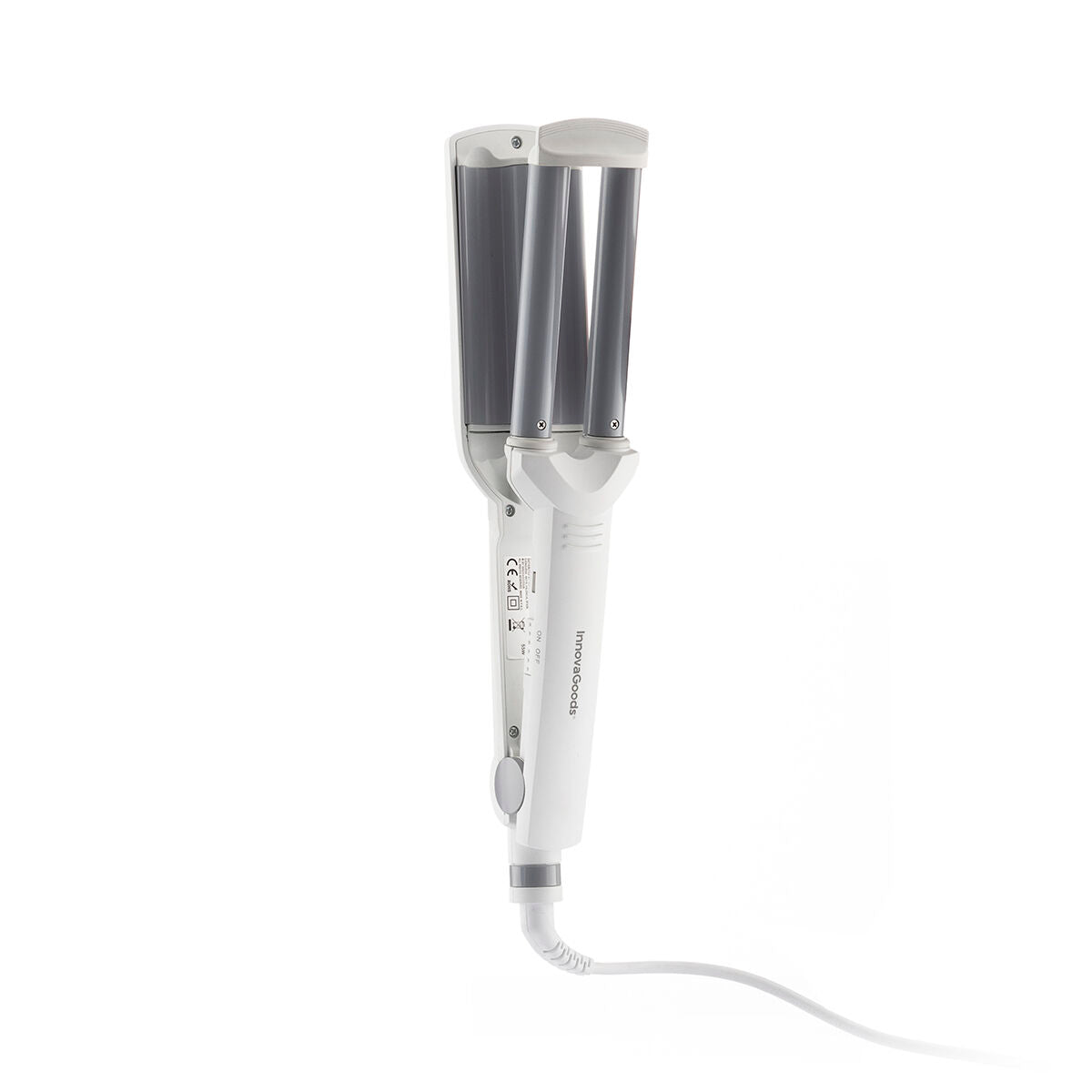 Ceramic Hair Iron for Creating Waves Wavio InnovaGoods 55 W product packaging