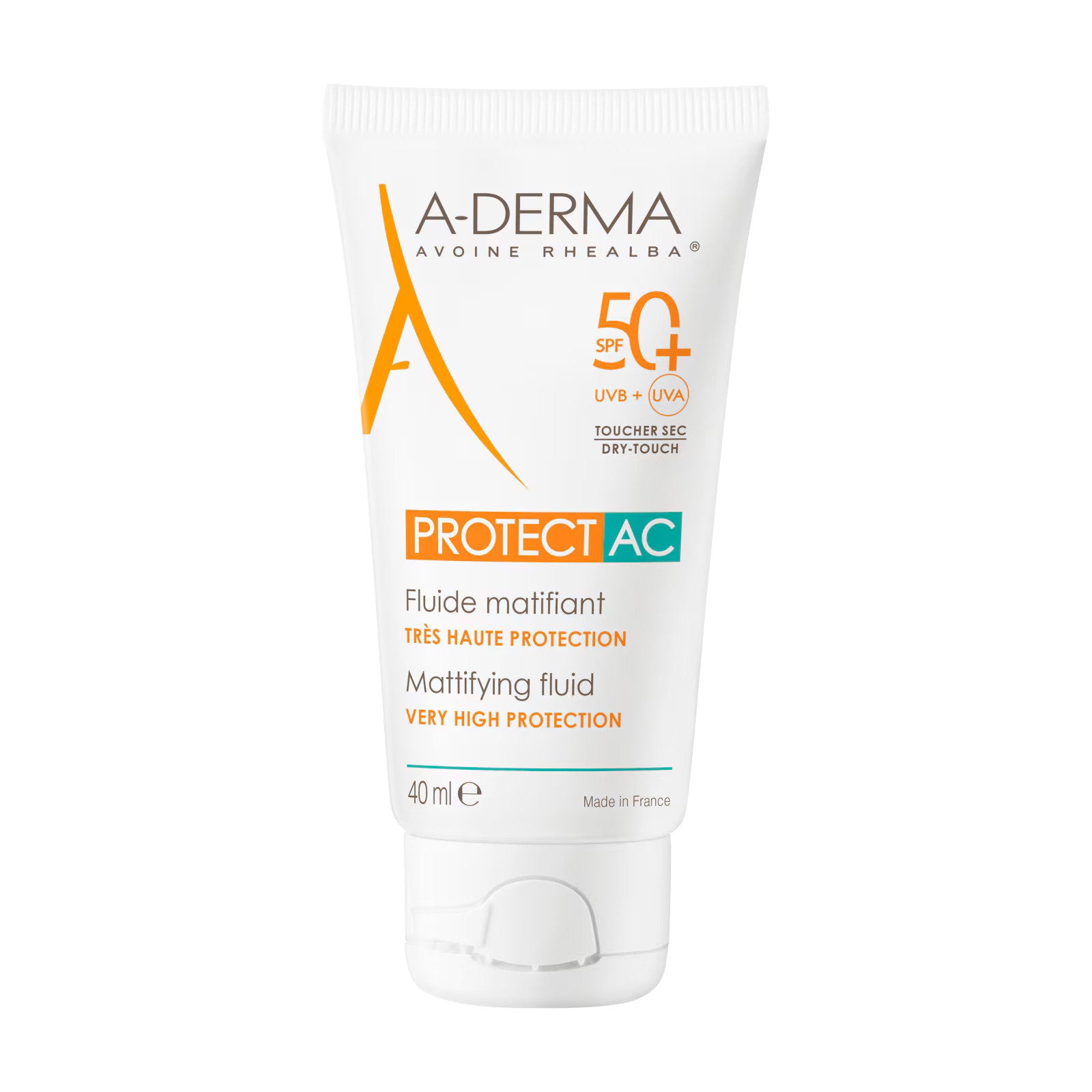 A-Derma, Protect AC, Matifying, Fluid, For Face, SPF50+, 40 ml
